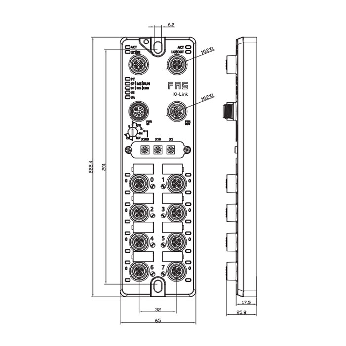 支持多協(xié)議主站、8端口、IO-Link Master、Class A、007B11